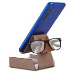 Brighto Square: Rechargeable LED Lamp with Mobile stand | Large capacity 2400 mAh battery | 3 Color light with Brightness adjustment | Type C