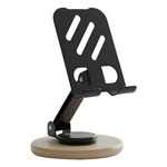 StandEase XL: Angle & Height adjustable multipurpose stand | Large size suitable for mobile & tablets | Rotating Heavy metal base | Foldable body