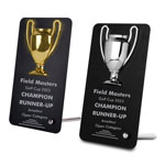 Podium Ring XL: Rechargeable LED lamp with Wireless Bell Function | Double stationery box and Phone stand | 3 Color light with Brightness adjustment | Type C Charging | 1200 mAh battery