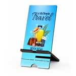Foldstand: Folding & Rotating Metal Mobile Stand | Folds completely to take minimal space