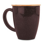 Premia II: Glass mug with Full Silicon Sleeve & lid | Capacity: 350 ml