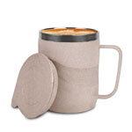 DuraMug Grip Lite: Large steel mug with Flip Top Lid | Capacity 460ml approx | Stainless steel inside - https://youtu.be/4HLQE6X8msQ