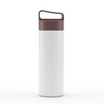 Zippy Square: Lunch box bag with 3 Square Stainless steel containers with striped design, Fork, Spoon, Tablemat