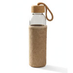 EarthWeave: Glass Bottle with Bamboo Cap & Jute Sleeve | Capacity 500ml (approx)