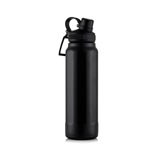 MiniBrew: Mini Glass Mug with Textured Grip Sleeve & Straw-Ready Lid | Double sip option | Capacity 400ml (approx)