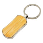 Large metal keychain with opener | Gunmetal plate
