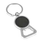 Round Rotating Key chain with Double side Gunmetal plate