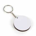 Round Rotating Key chain with Double side Gunmetal plate in Rose Gold Finish