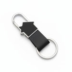 PowerGlow Bottle shape keychain with Torch and 4 side Glowing Logo