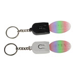 Cork Key chain with Round Rotating Double side Gunmetal plate