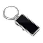 Keyglow RGB: Acrylic LED Keychain with RGB Light - Oval shape