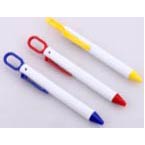 Daniel: Metal stylus pen with torch (chrome finish)
