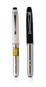 Prism Grip Metal body pen with Stylus | Soft Touch Body