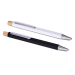 Uno Black Metal Pen with Colored highlights