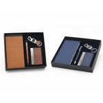 Folding mirror with sewing kit