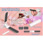 Folding Double Emery Board : Nail filer with Nail protector - https://youtu.be/EUd5JIgWI60