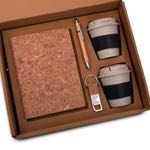 Cork Notebook with Cork Grip Velvet touch pen | Gift set in Black Texture box - https://youtu.be/JOmqX3_eOoA