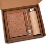 Cork Notebook with Bamboo Stylus pen | Gift set in Black box - https://youtu.be/JOmqX3_eOoA