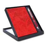 Classic Notebook Gift set: A5 Elastic Notebook With Flat Pen