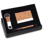 EcoFelt Notebook Gift set: A5 Eco Notebook With Paper Clip Gel Pen