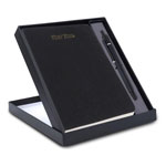 2 in 1 Black Set: Timeless notebook with Metal Pen in Folding Cardboard Box
