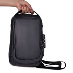 Gray Canvas Passport holder with Sim Card Safe Case & Sim Card Jackets