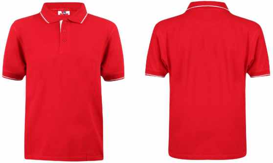 WD-015 Red Polo T-Shirt